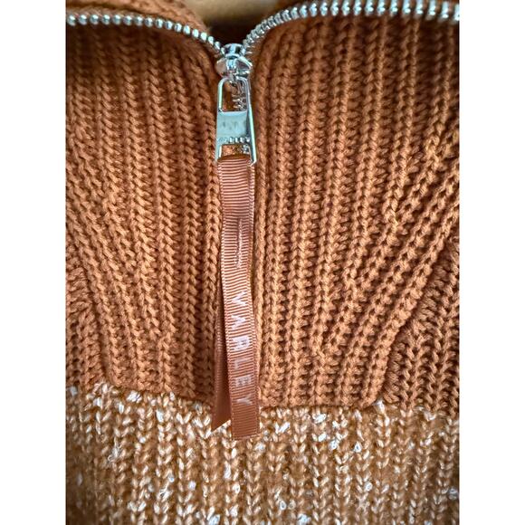 nwt VARLEY sz XS Willard Knit Pullover in Caramel Cafe - Picture 3 of 6